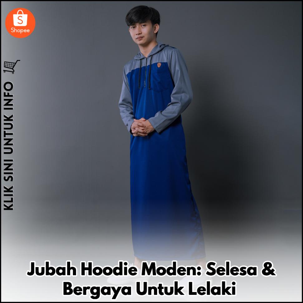 Jubah Hoodie Moden: Selesa & Bergaya Untuk Lelaki
