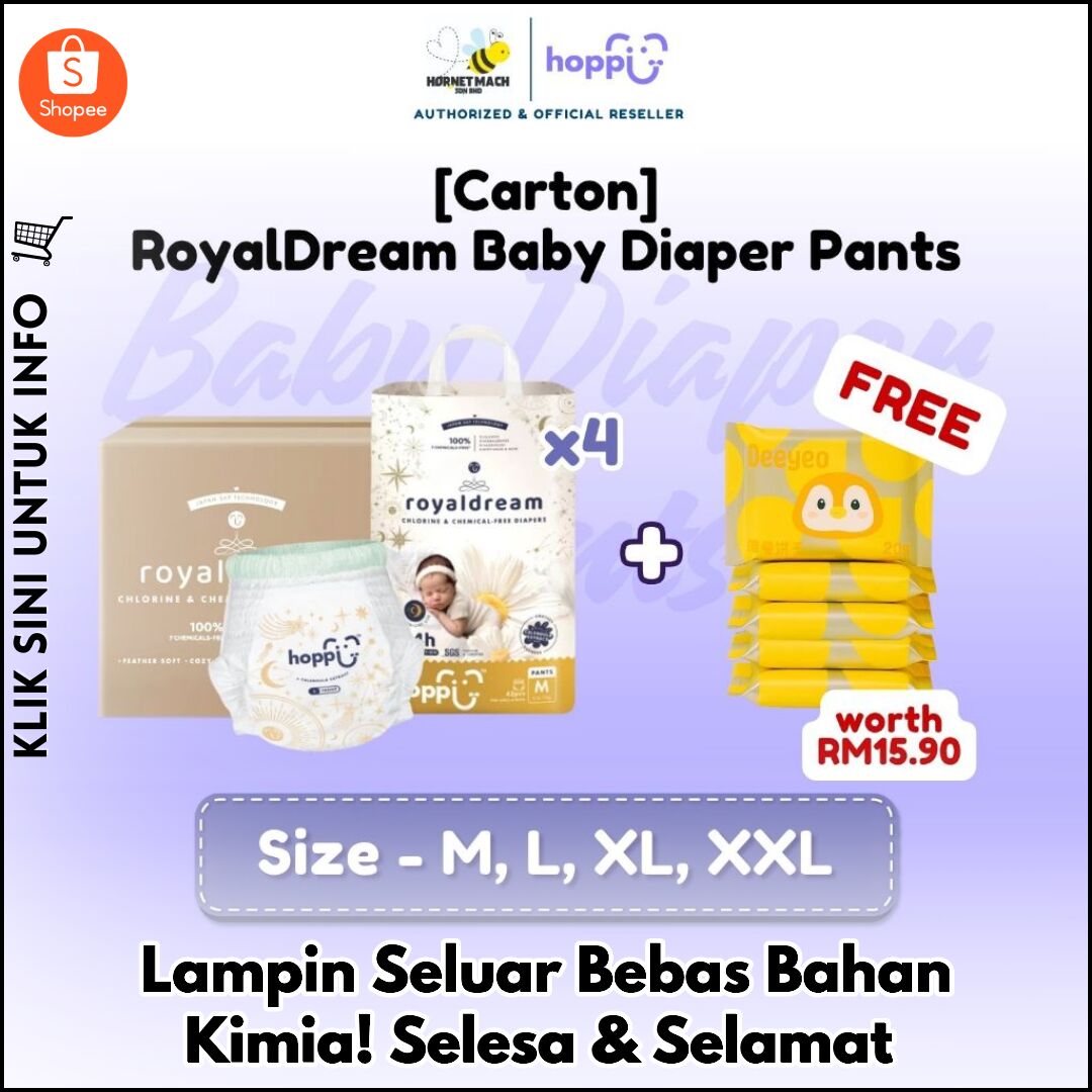 Lampin Seluar Bebas Bahan Kimia! Selesa & Selamat