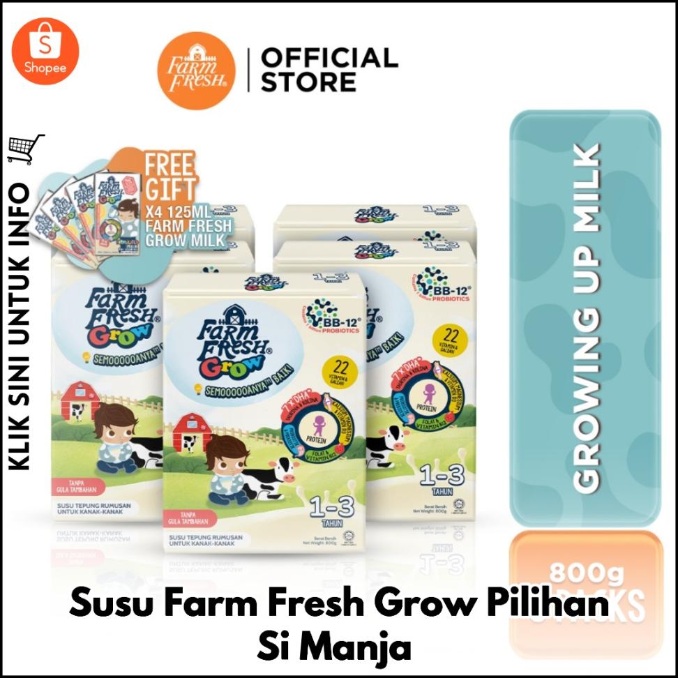 Susu Farm Fresh Grow Pilihan Si Manja