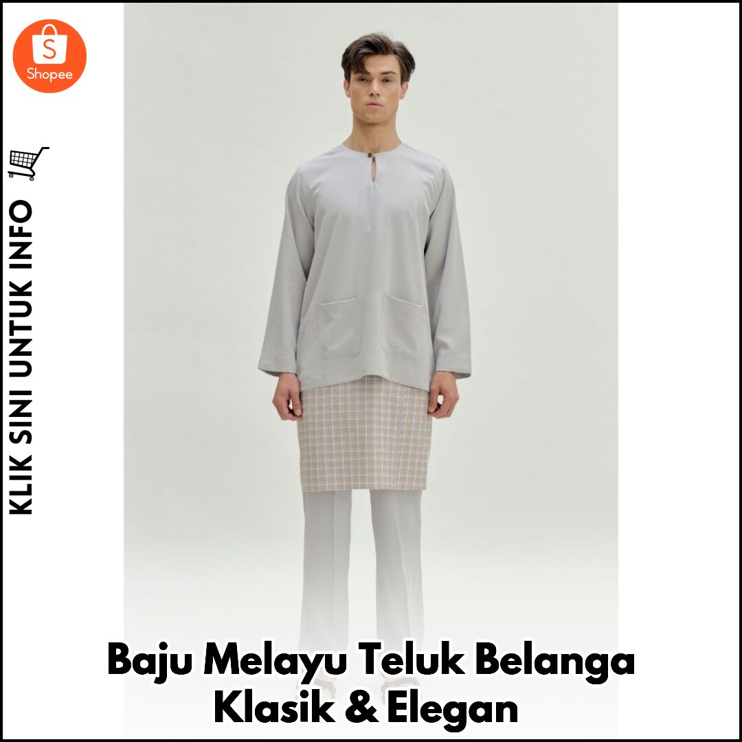 Baju Melayu Teluk Belanga Klasik & Elegan