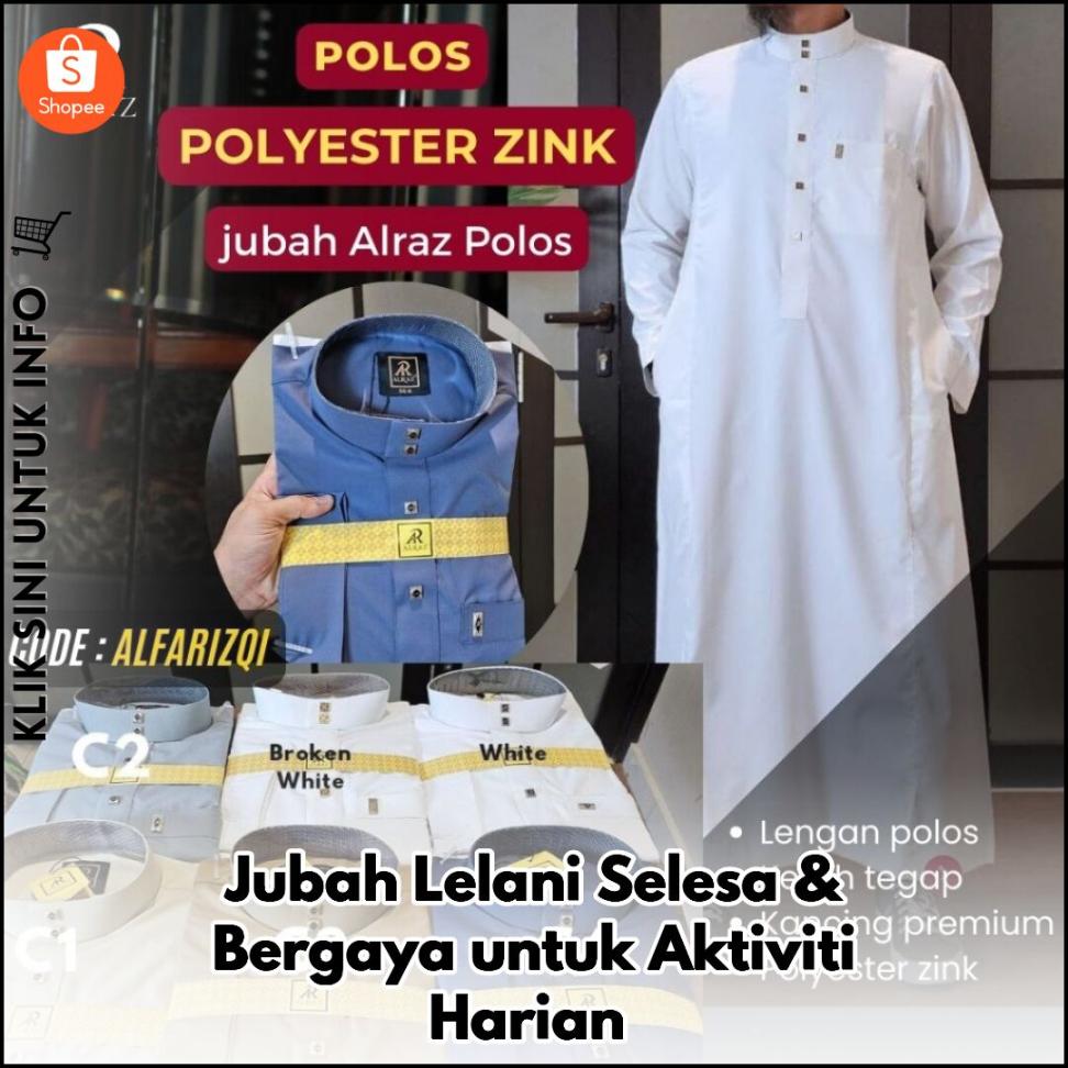 Jubah Lelani Selesa & Bergaya untuk Aktiviti Harian