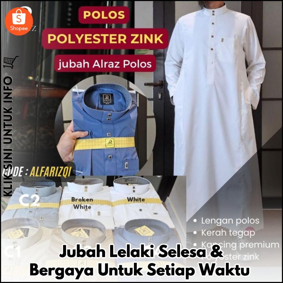 Jubah Lelaki Selesa & Bergaya Untuk Setiap Waktu
