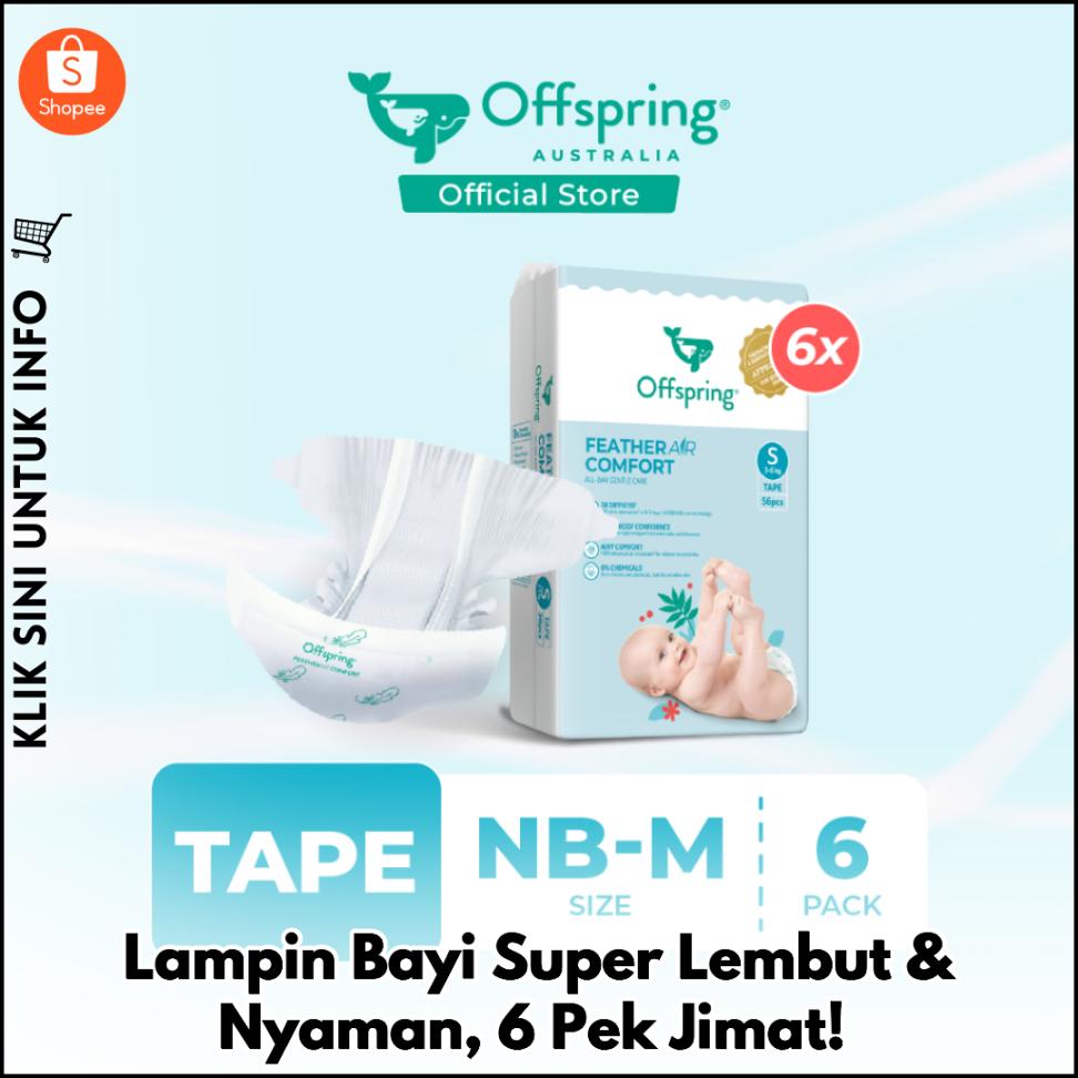 Lampin Bayi Super Lembut & Nyaman, 6 Pek Jimat!