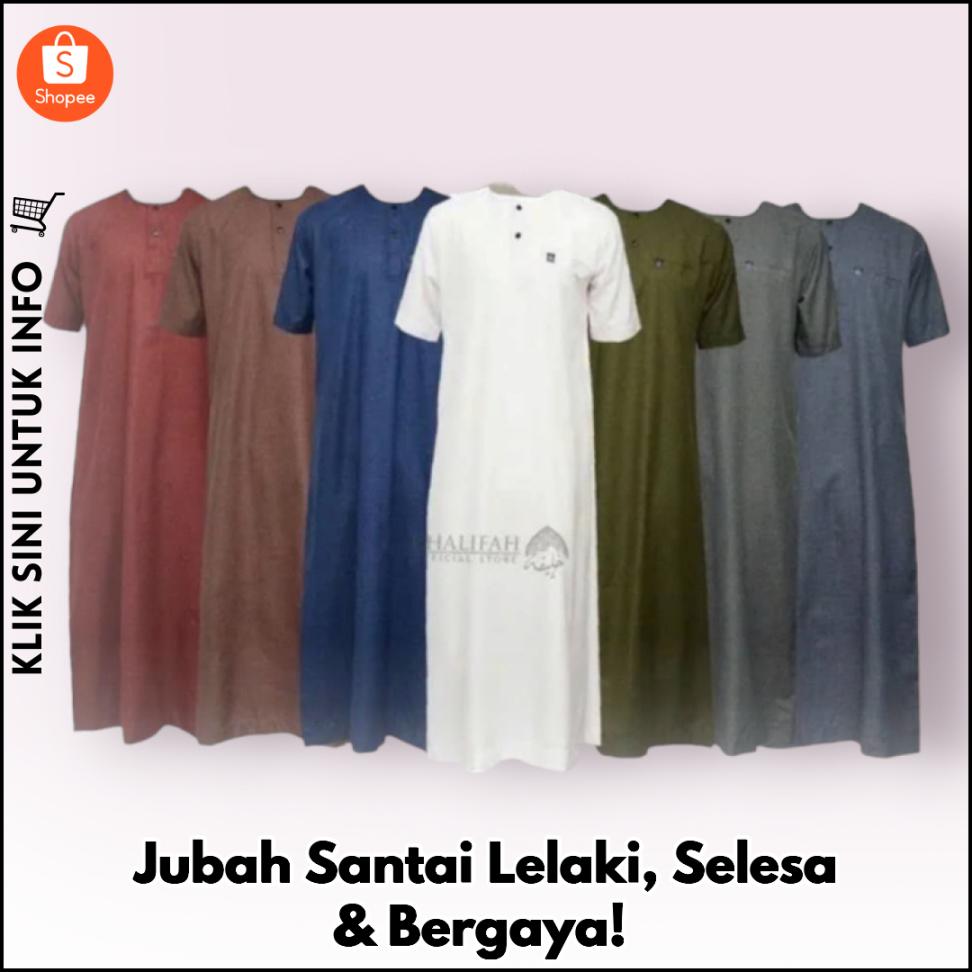 Jubah Santai Lelaki, Selesa & Bergaya!