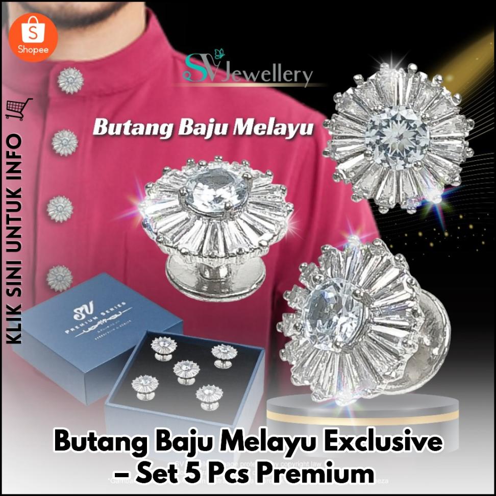 Butang Baju Melayu Exclusive – Set 5 Pcs Premium