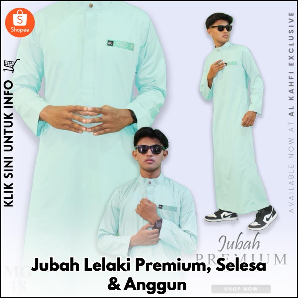 Jubah Lelaki Premium, Selesa & Anggun