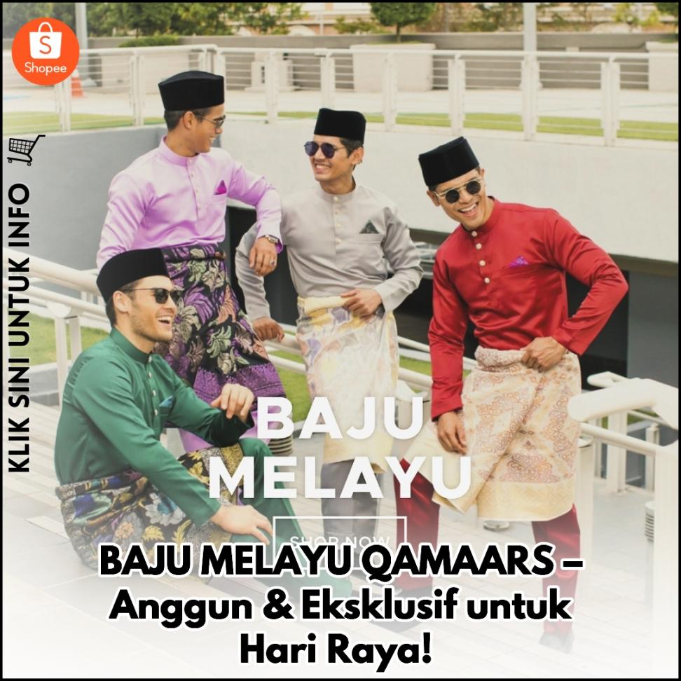 BAJU MELAYU QAMAARS – Anggun & Eksklusif untuk Hari Raya!