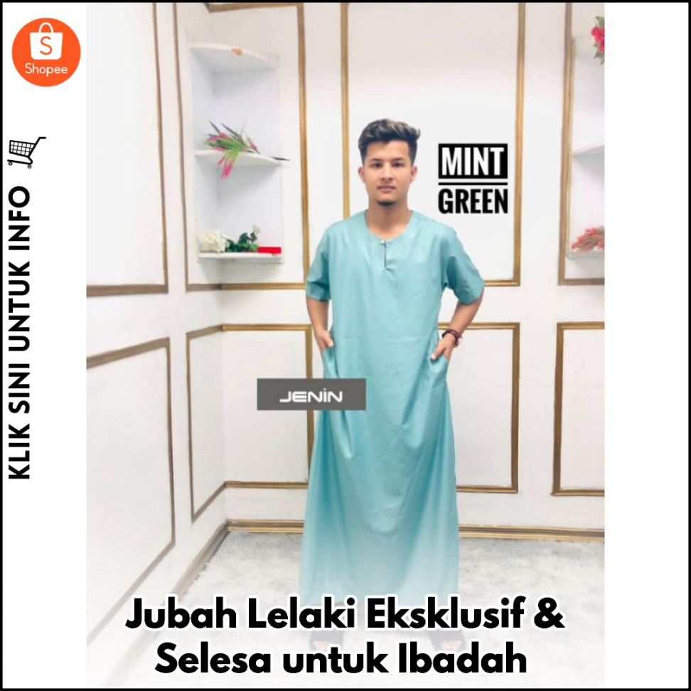 Jubah Lelaki Eksklusif & Selesa untuk Ibadah