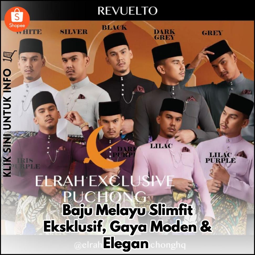Baju Melayu Slimfit Eksklusif, Gaya Terkini!