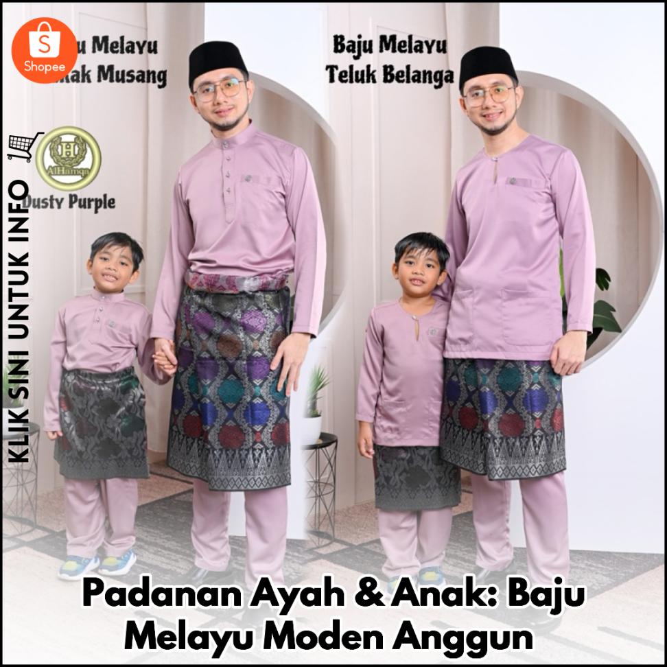 Padanan Ayah & Anak: Baju Melayu Moden Anggun