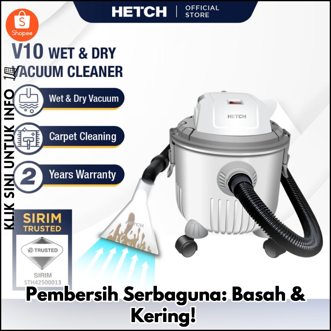 Vakum Serbaguna: Basah & Kering, Selesaikan Semua!