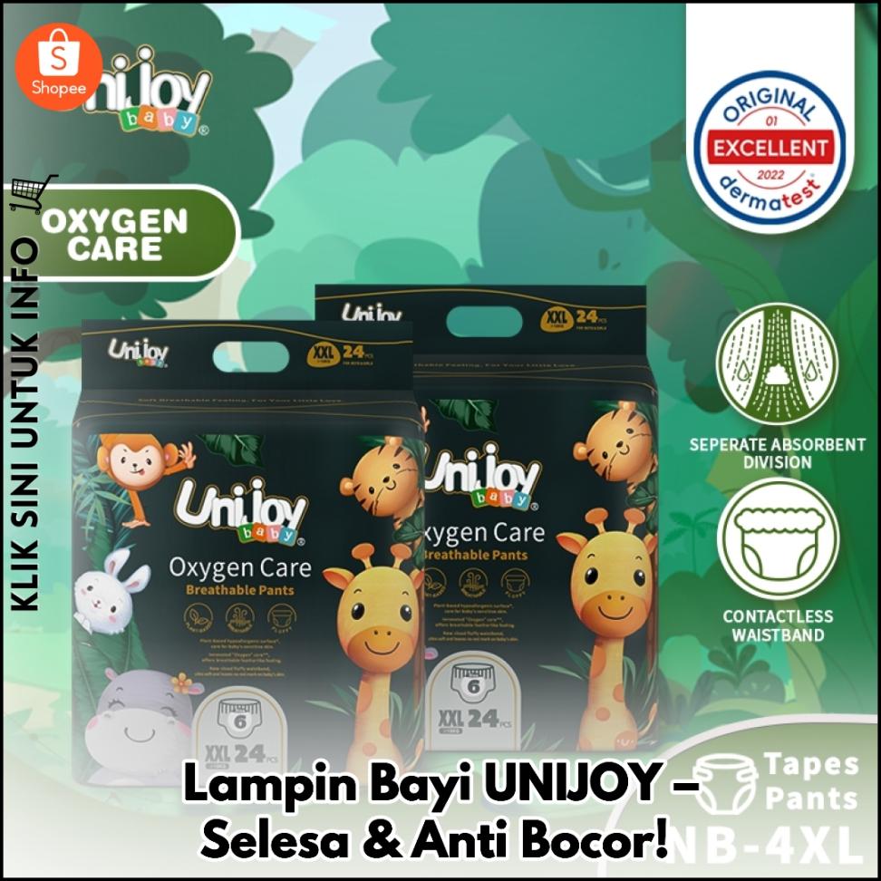 Lampin Bayi UNIJOY – Selesa & Anti Bocor!