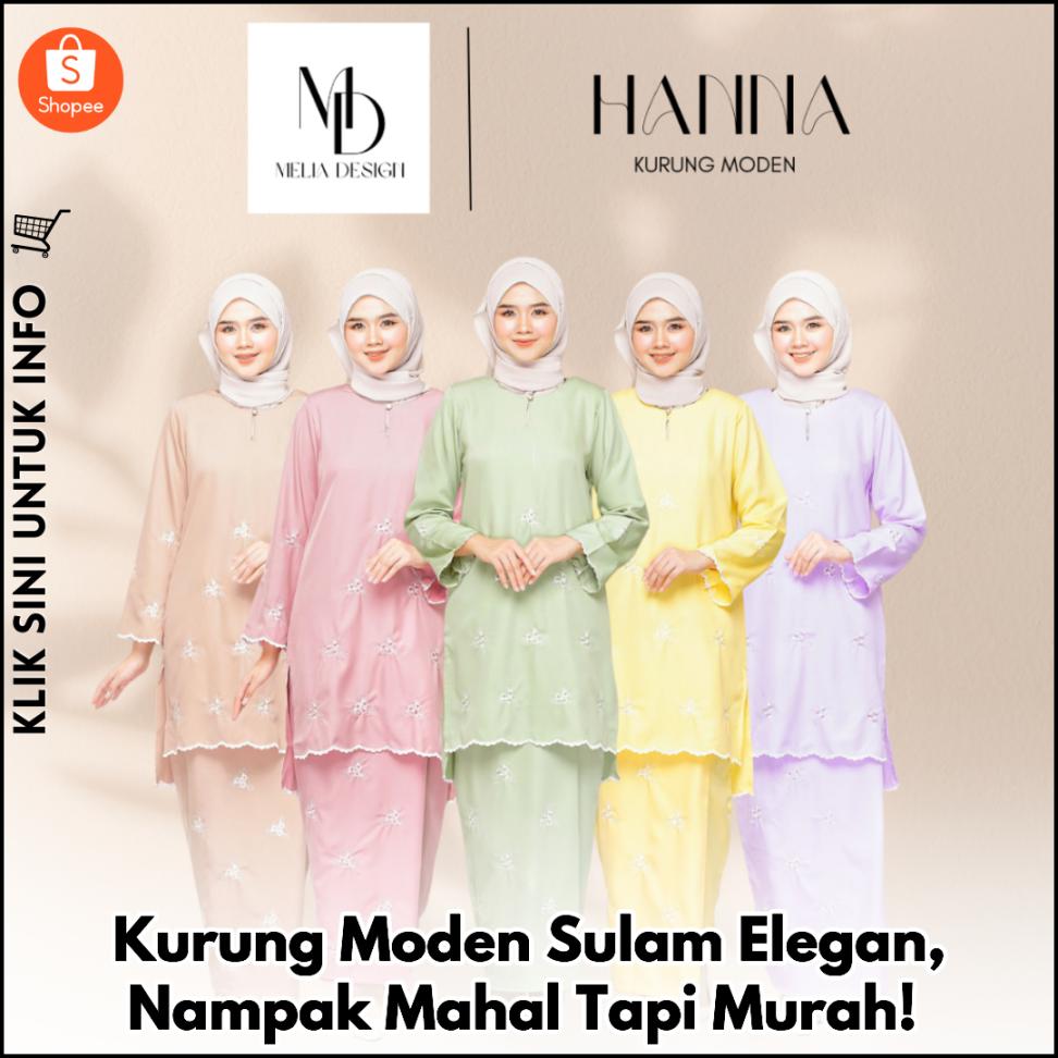 Kurung Moden Sulam Elegan, Nampak Mahal Tapi Murah!
