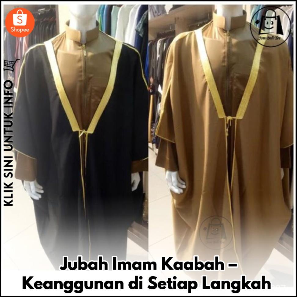 Jubah Imam Kaabah – Keanggunan di Setiap Langkah