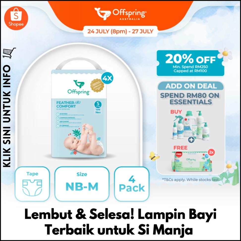 Lembut & Selesa! Lampin Bayi Terbaik untuk Si Manja