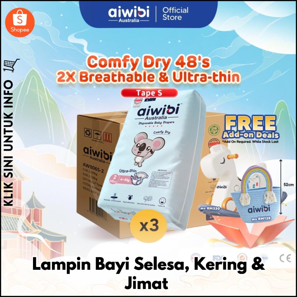 Lampin Bayi Selesa, Kering & Jimat