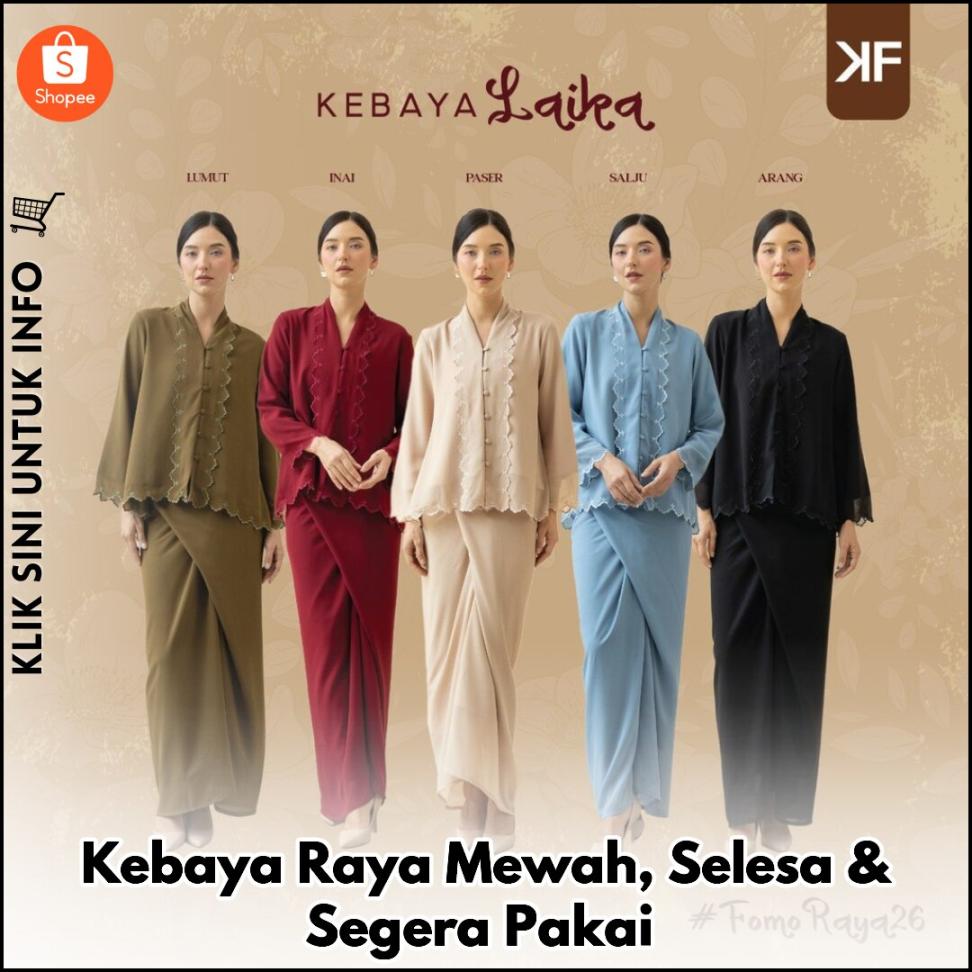 Kebaya Raya Mewah, Siap Pakai & Elegan!