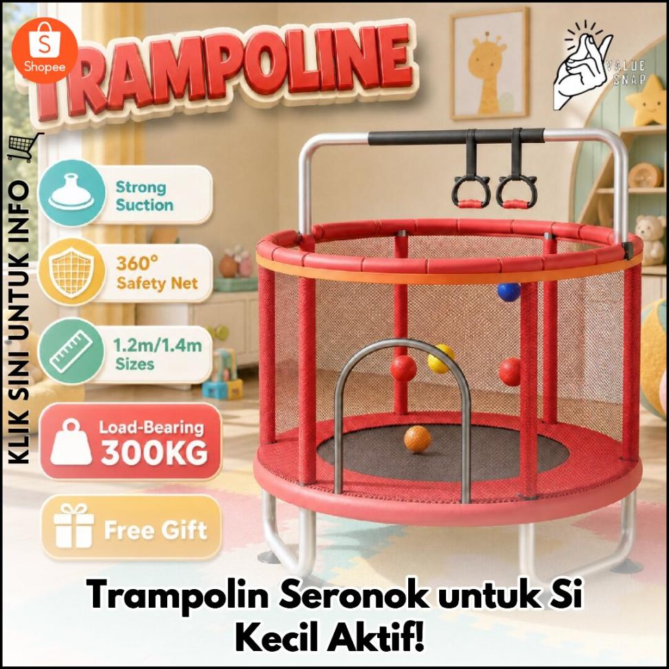 Trampolin Seronok untuk Si Kecil Aktif!