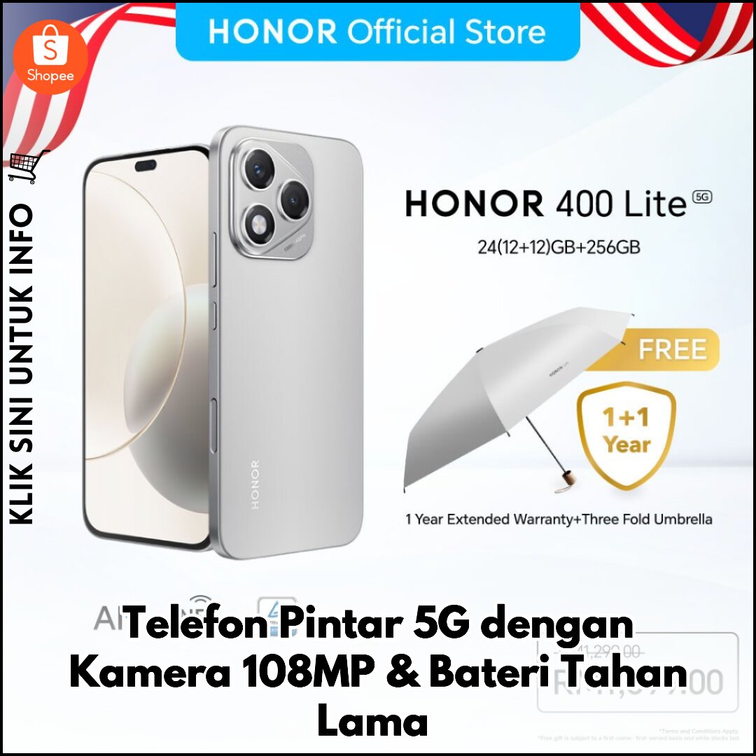 Telefon Pintar 5G dengan Kamera 108MP & Bateri Tahan Lama