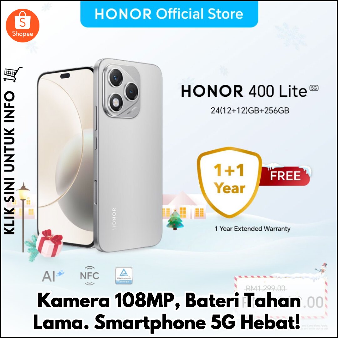 Kamera 108MP, Bateri Tahan Lama. Smartphone 5G Hebat!