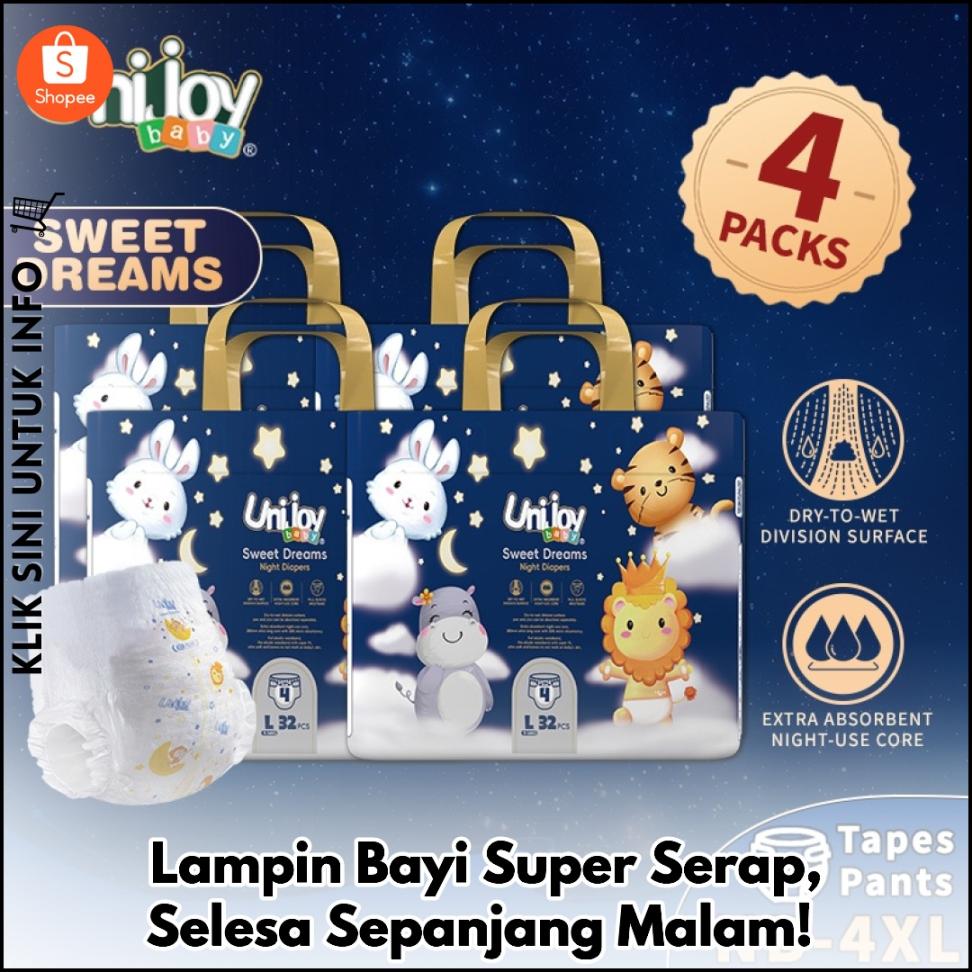 Lampin Bayi Super Serap, Selesa Sepanjang Malam!