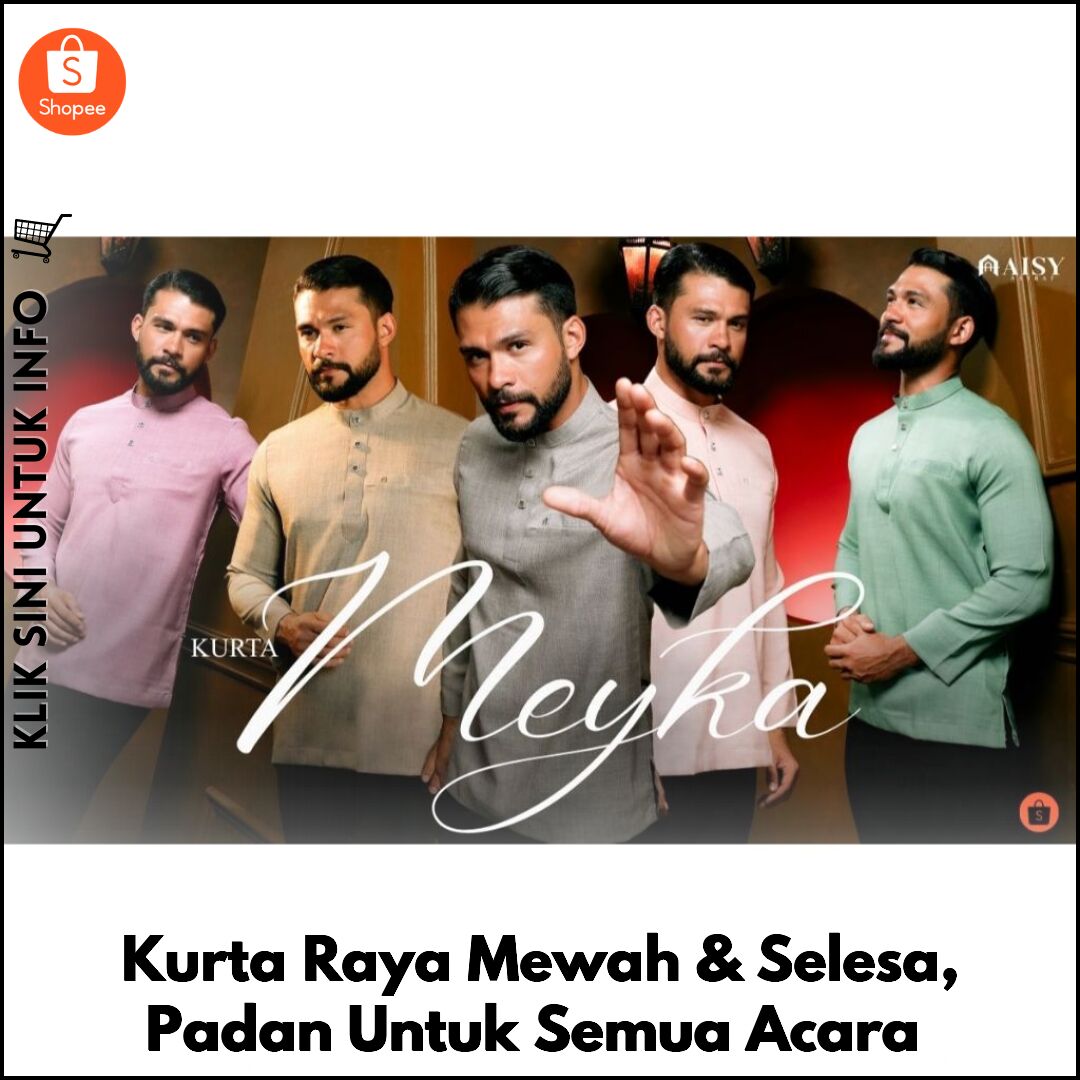 Kurta Raya Mewah & Selesa, Padan Untuk Semua Acara