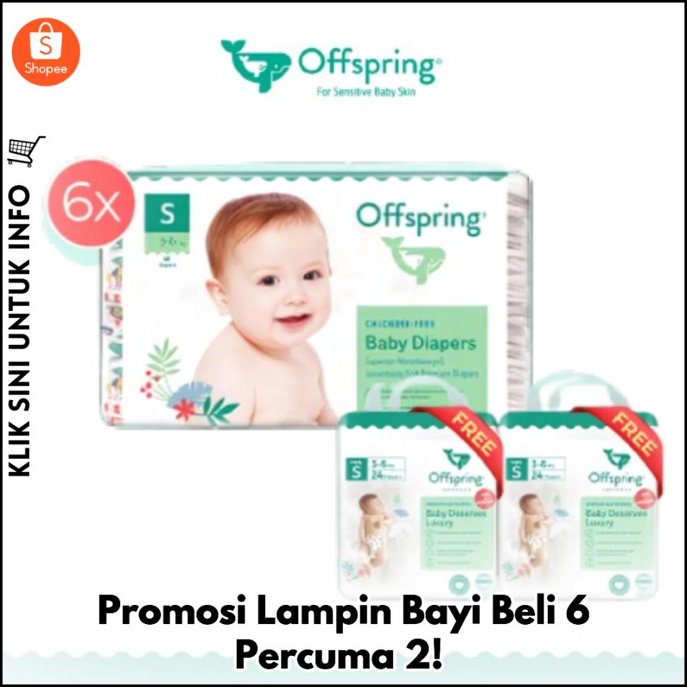 Lampin Bayi Fesyen Terkini – Beli 6 Percuma 2!