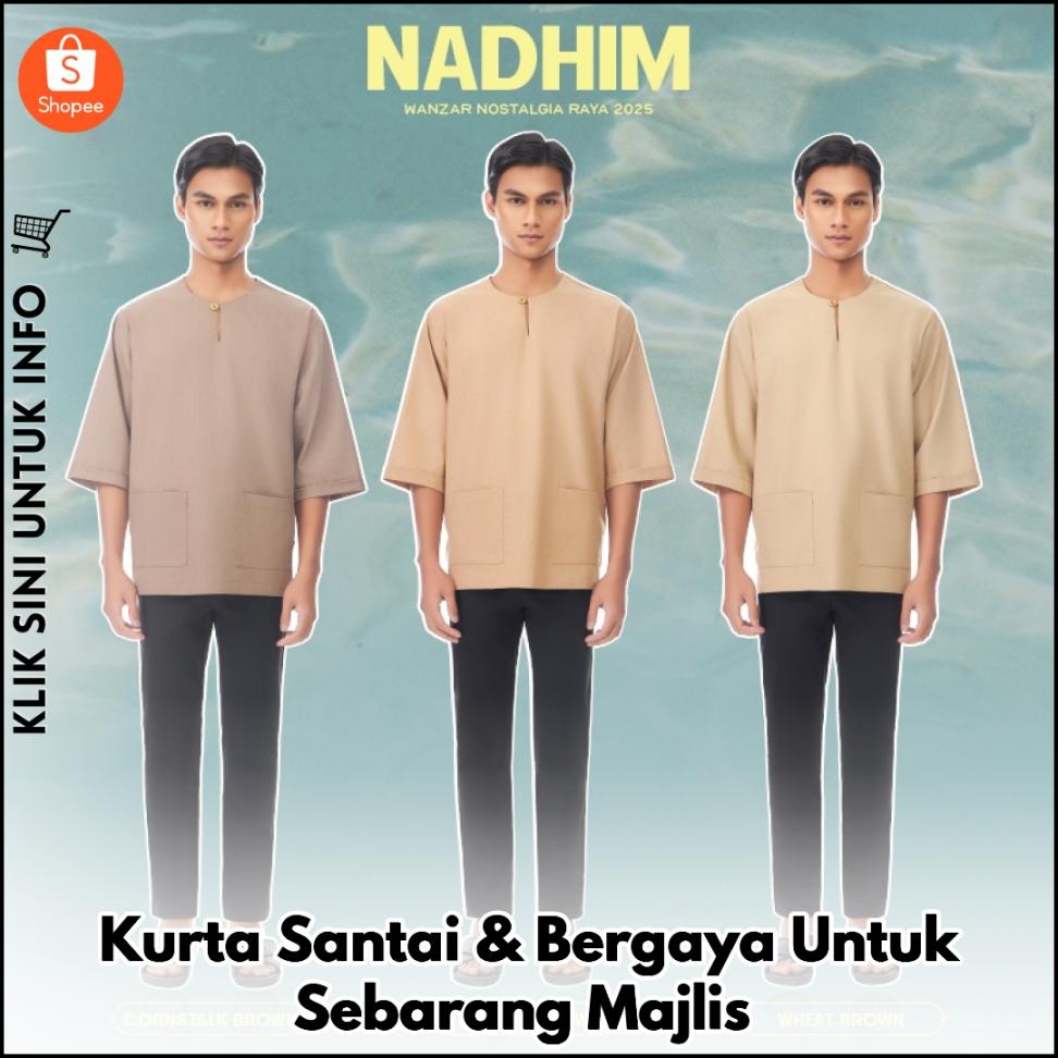 Kurta Santai & Bergaya Untuk Sebarang Majlis
