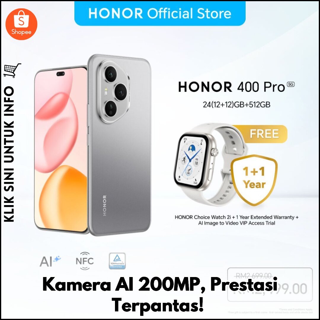 Kamera AI 200MP, Prestasi Terpantas!