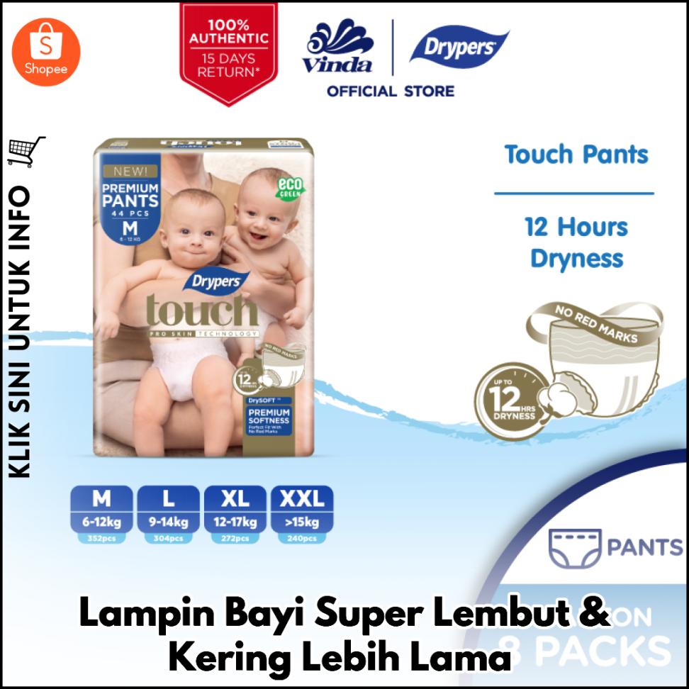 Lampin Bayi Super Lembut & Kering Lebih Lama