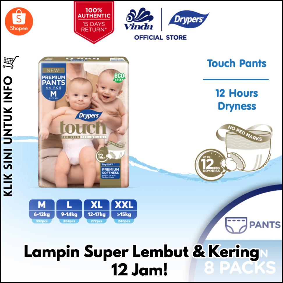 Lampin Super Lembut & Kering 12 Jam!