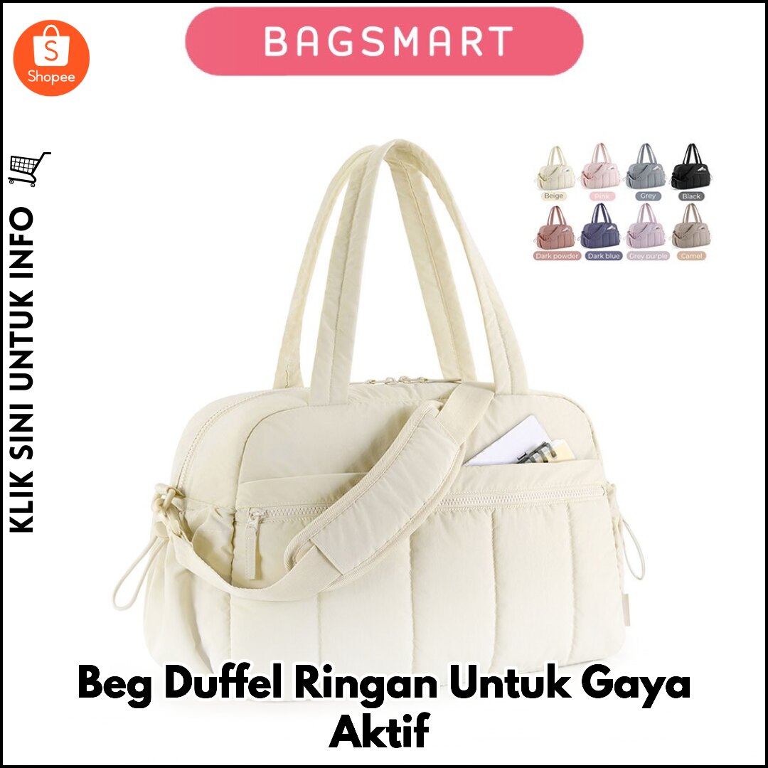 Beg Duffel Ringan Untuk Gaya Aktif