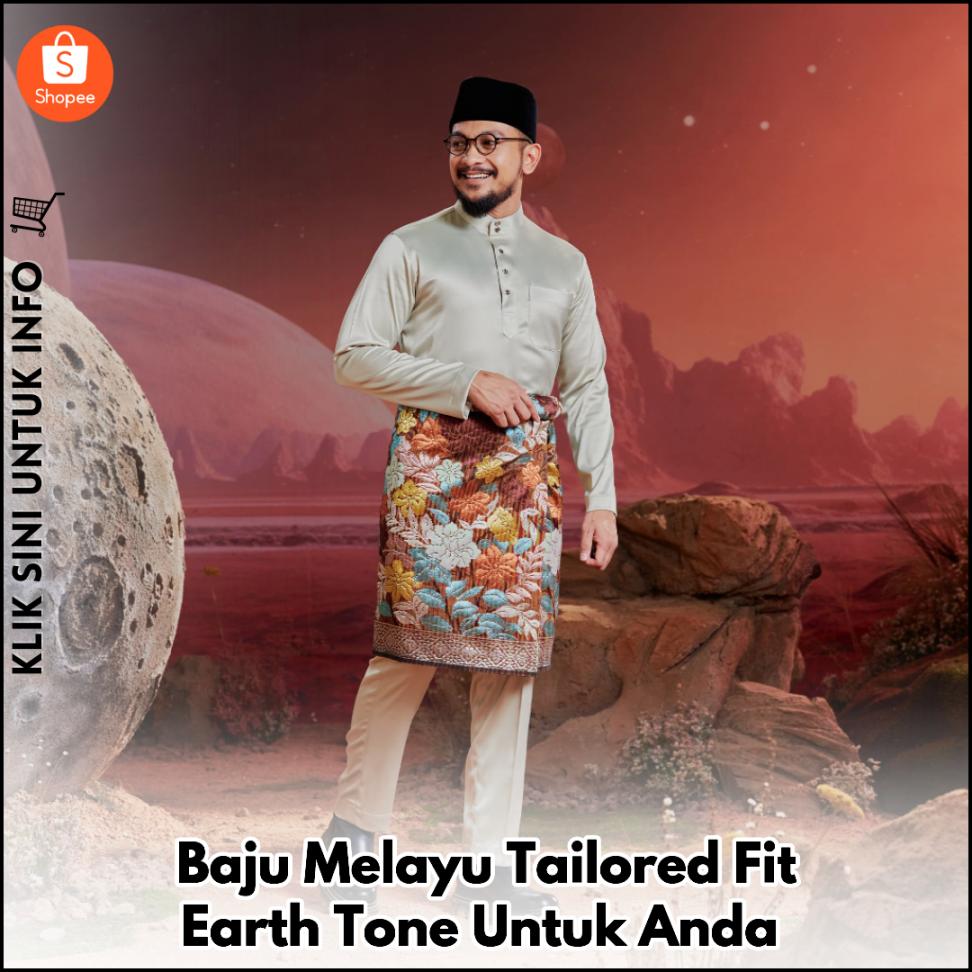 Baju Melayu Tailored Fit Earth Tone Untuk Anda