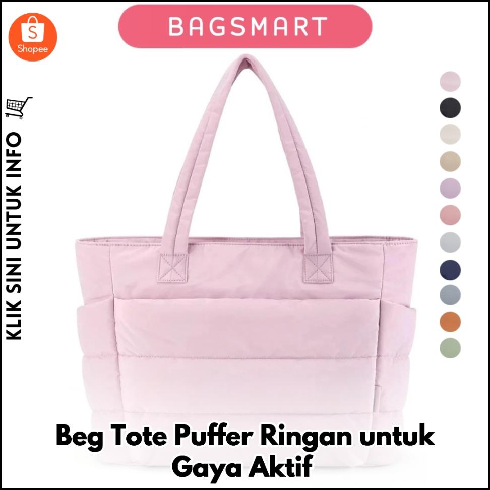 Beg Tote Puffer Ringan untuk Gaya Aktif