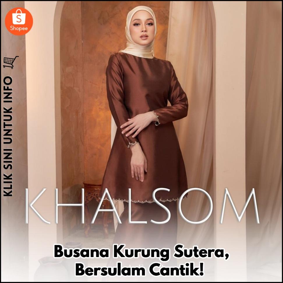 Busana Kurung Sutera, Bersulam Cantik!