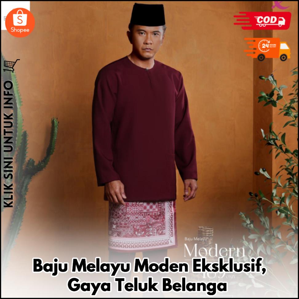 Baju Melayu Moden Eksklusif, Gaya Teluk Belanga