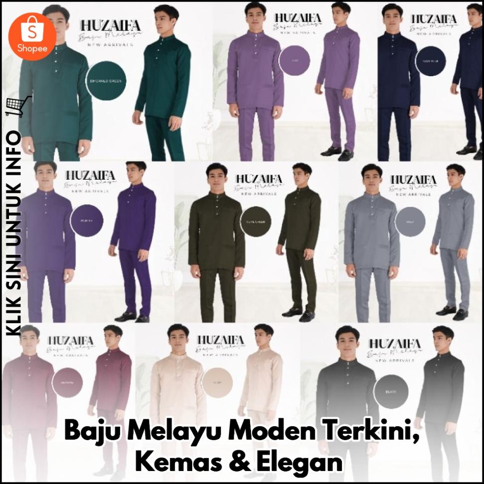Baju Melayu Moden Terkini, Kemas & Elegan