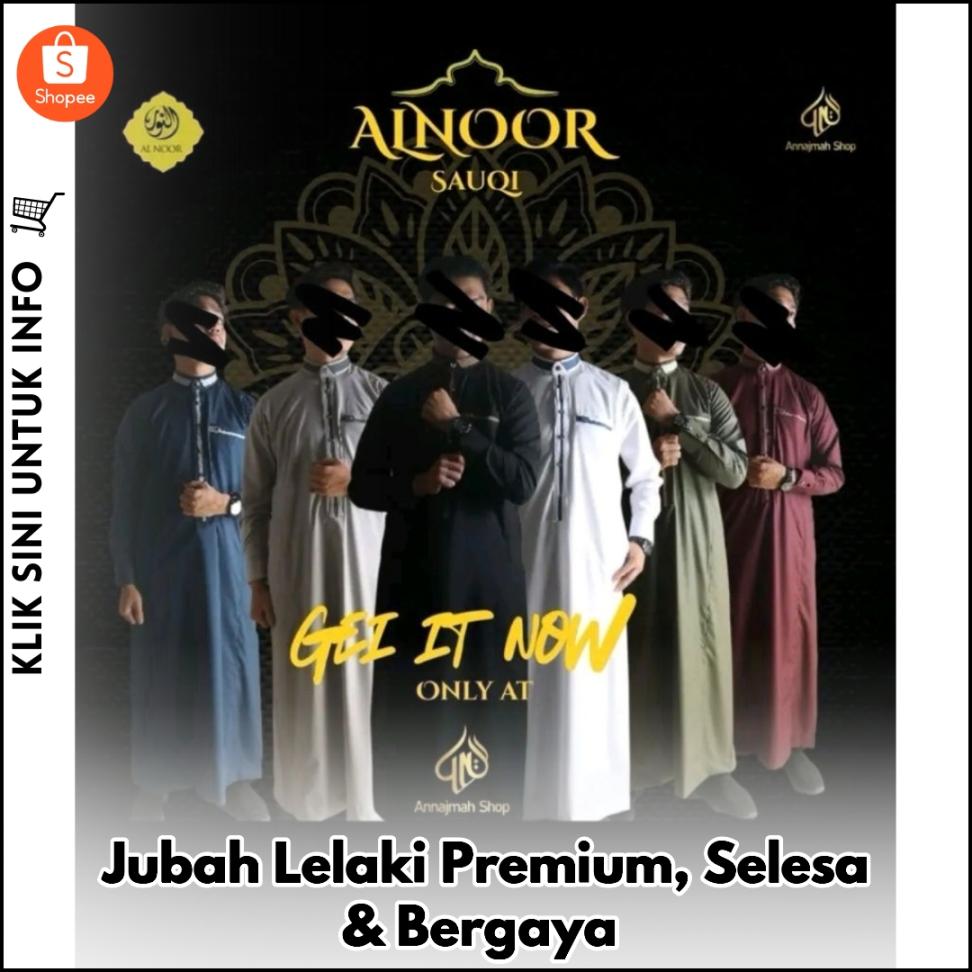 Jubah Lelaki Premium, Selesa & Bergaya