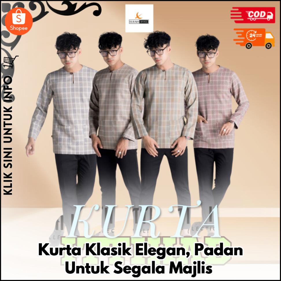 Kurta Klasik Elegan, Padan Untuk Segala Majlis