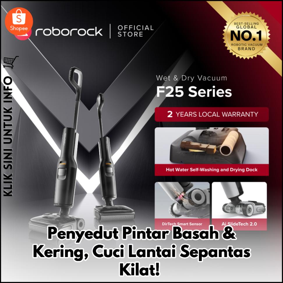 Penyedut Pintar Basah & Kering, Cuci Lantai Sepantas Kilat!