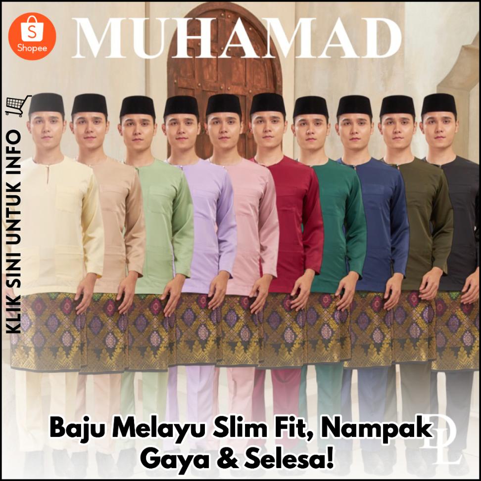 Baju Melayu Slim Fit, Nampak Gaya & Selesa!
