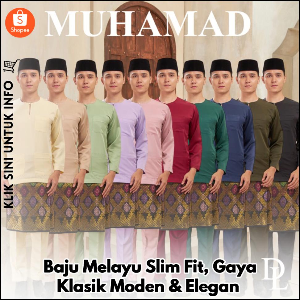 Baju Melayu Slim Fit, Gaya Klasik Moden & Elegan