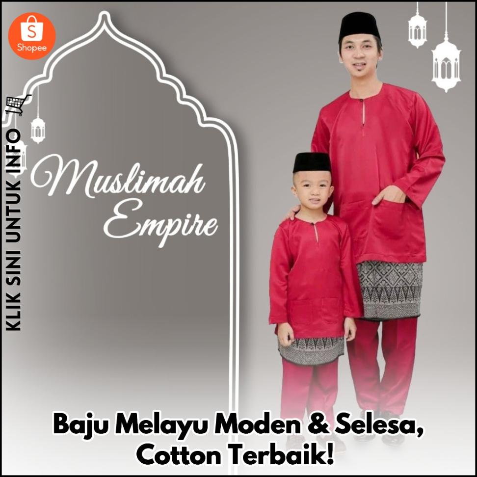 Baju Melayu Moden & Selesa, Cotton Terbaik!