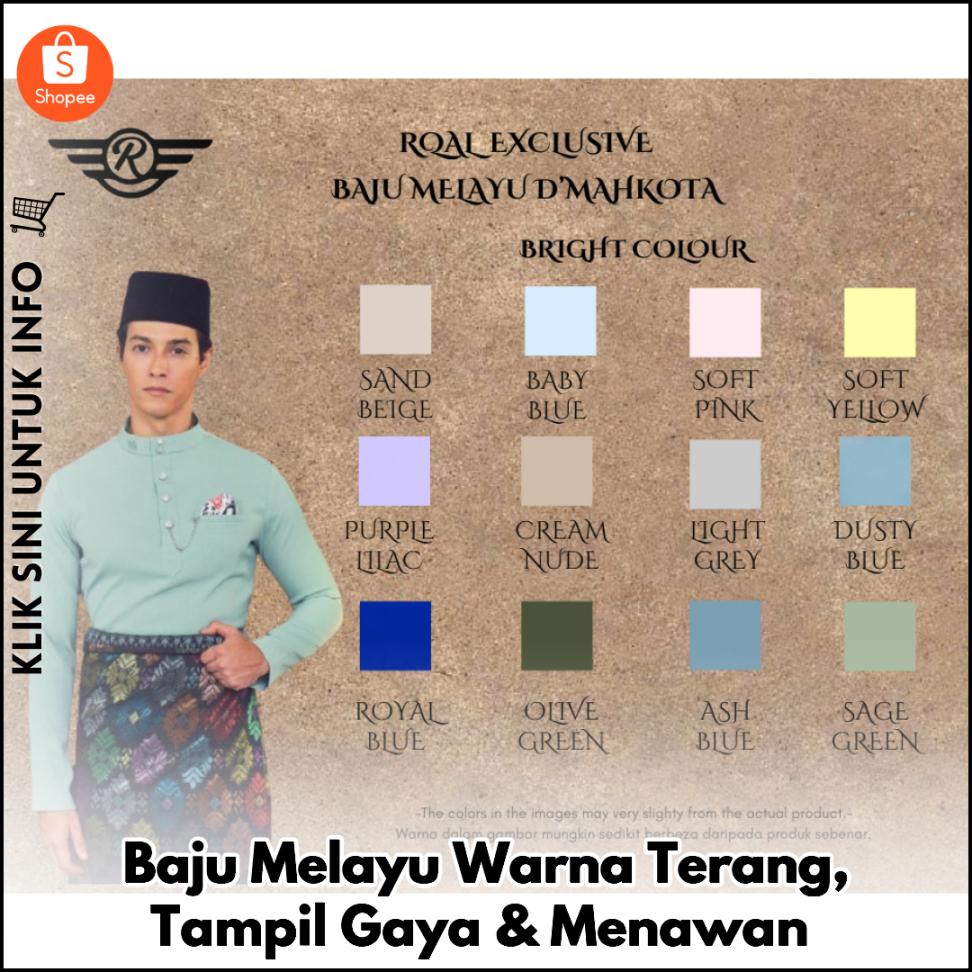 Baju Melayu Warna Terang, Tampil Gaya & Menawan
