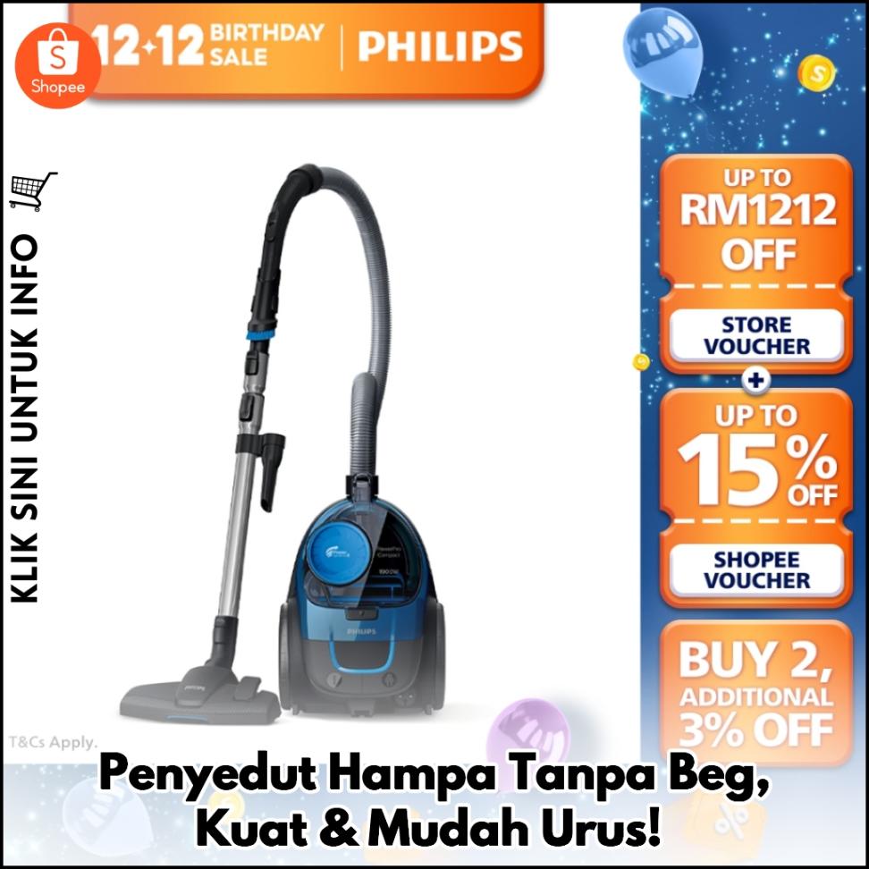 Penyedut Hampa Tanpa Beg, Kuat & Mudah Urus!