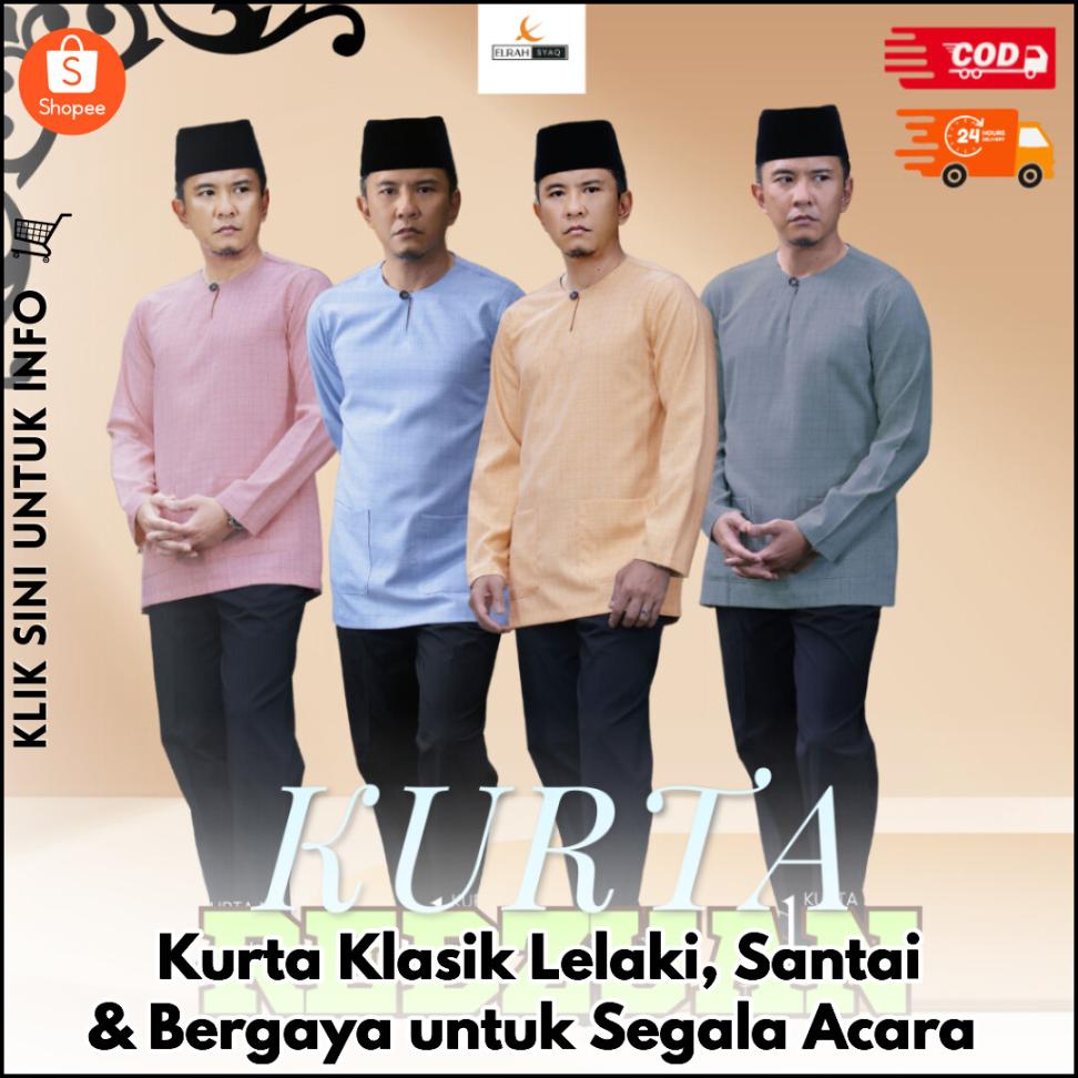 Kurta Klasik Lelaki, Santai & Bergaya untuk Segala Acara