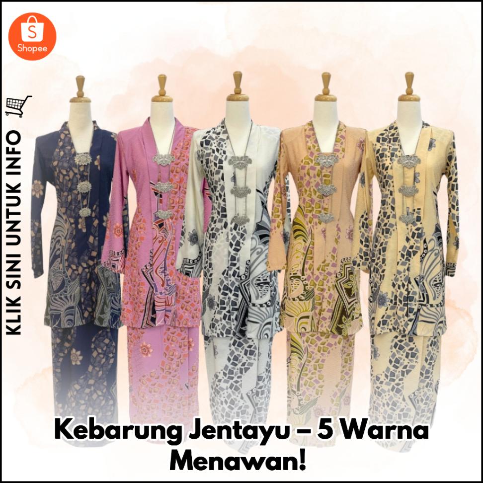 Kebarung Jentayu – 5 Warna Menawan!