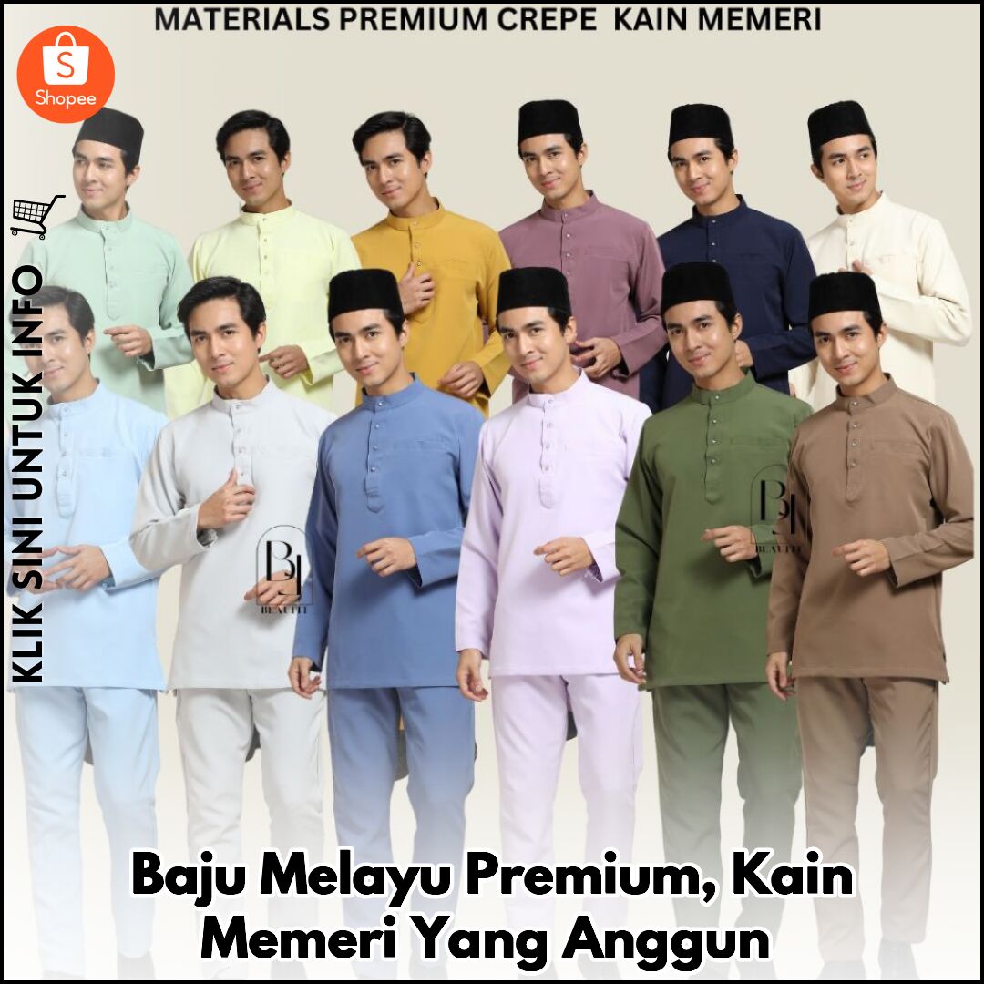 Baju Melayu Premium, Kain Memeri Yang Anggun