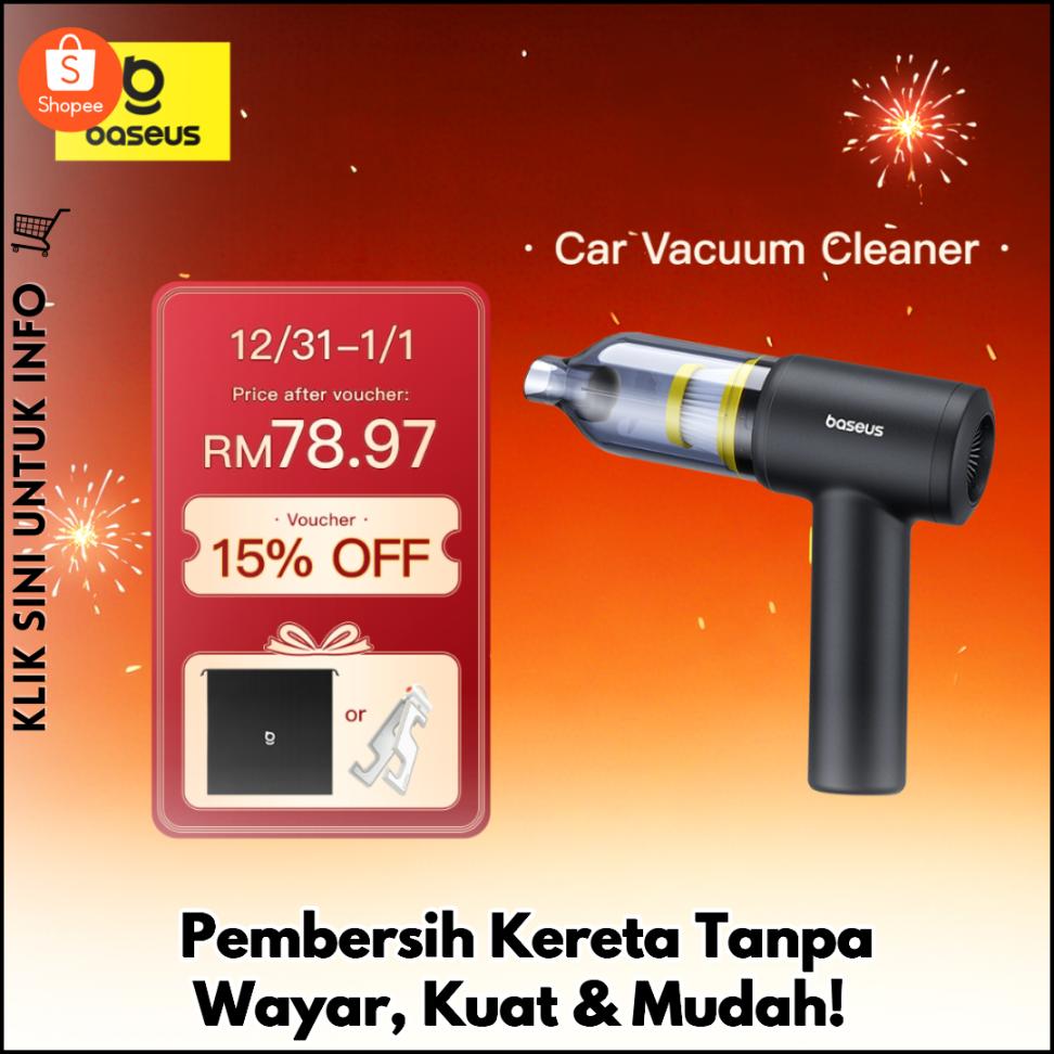 Pembersih Kereta Tanpa Wayar, Kuat & Mudah!