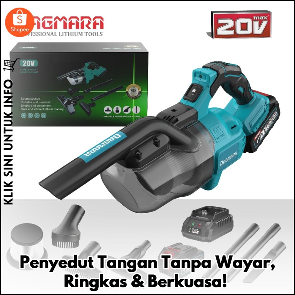 Penyedut Tangan Tanpa Wayar, Ringkas & Berkuasa!